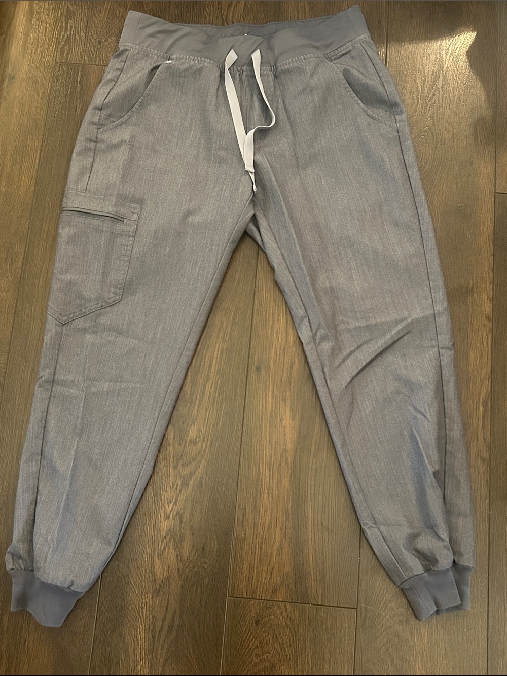 Figs Gray Women's Jogger Track Pants with Drawstring